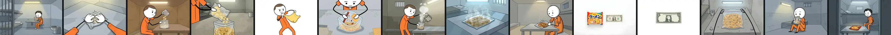 The 14 pictures of chapter 7, The Ramen Meal