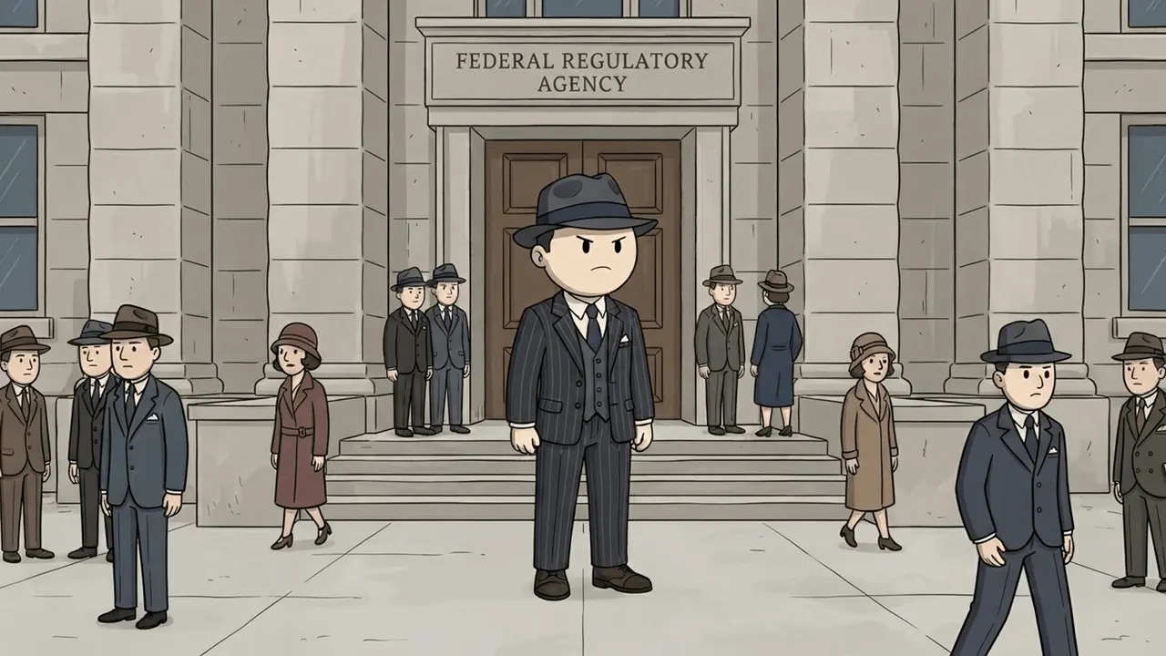 The broker outside a federal regulatory agency